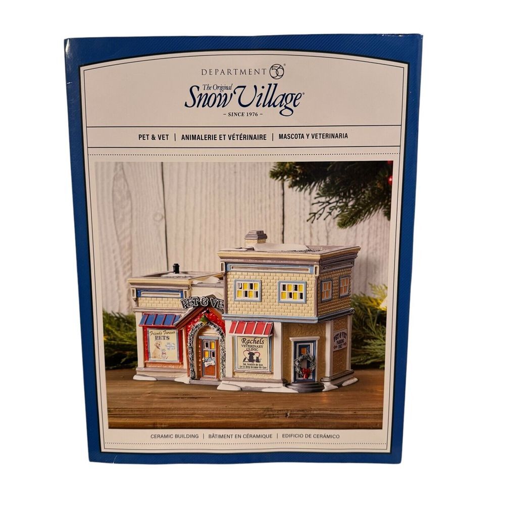 Dept 56 Pet‎ & Vet Snow Village 6011434 BRAND NEW 2023 Pet & Vet 6011434